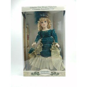 Vintage Keepsake Memories Genuine Fine Bisque Porcelain Doll